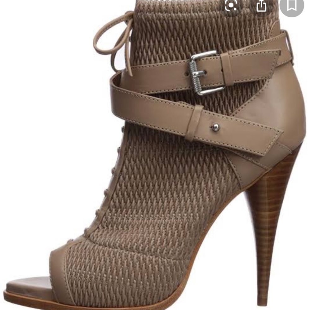 Women's Gia Peep Toe Buckle Bootie